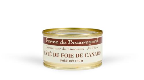 bocal foie gras de canard 130 grammes