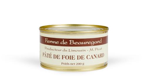 bocal foie gras de canard 200 grammes